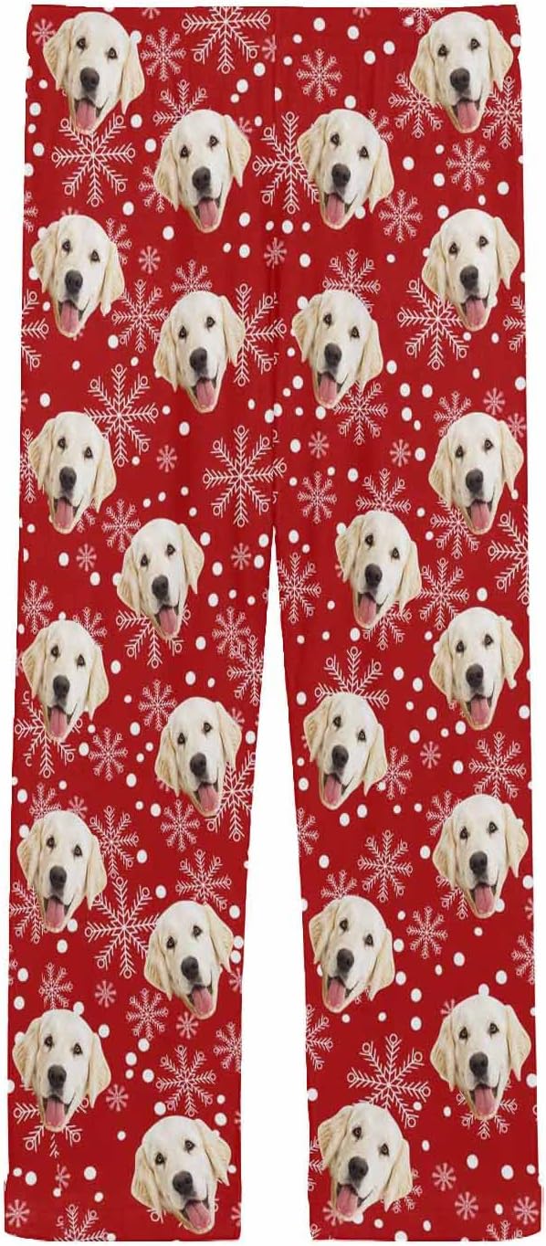 MyPupSocks Custom Pet Face Pajamas Pants Photo Pajama Bottoms - Image 4