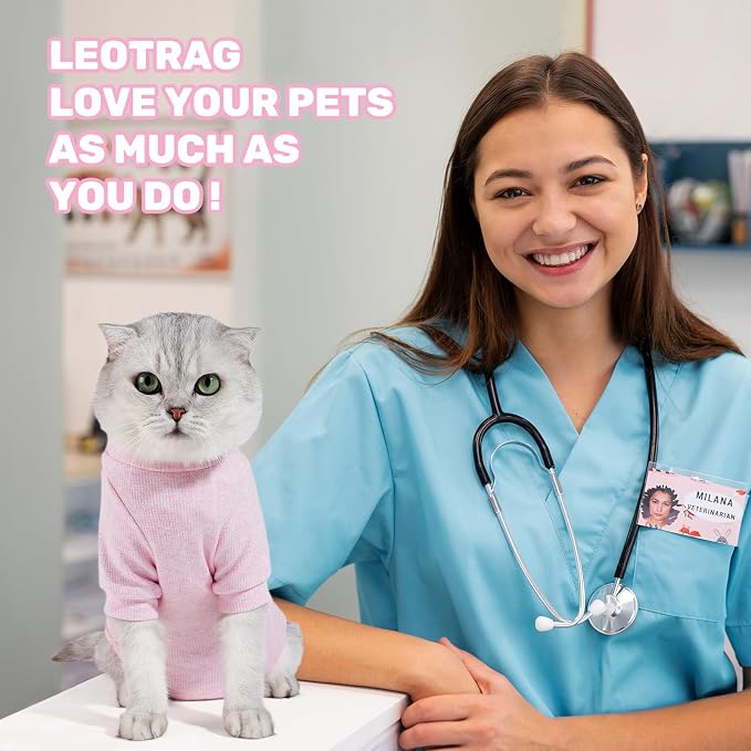 Breathable Cat Recovery Suit for Female/Male, Anti-Licking Kitten Onesie - Image 6