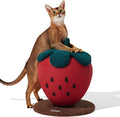 VETRESKA Strawberry Cat Scratching Post, Cute Cat Scratcher by VETRESKA