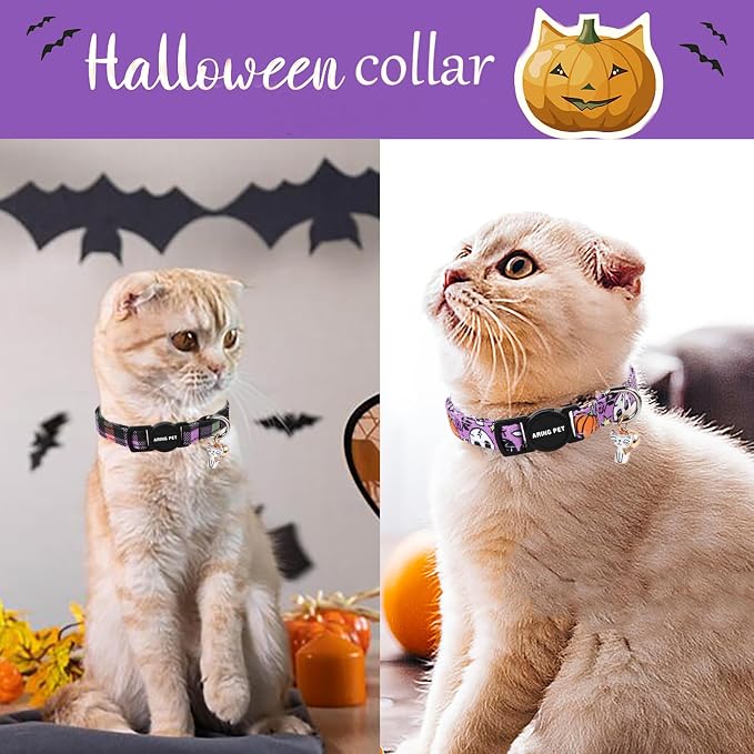 ARING PET 2 Pack Cat Collars-Cute Cat Collar Breakaway - Image 3