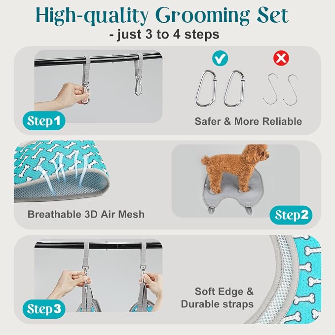 Supet Dog Grooming Hammock Harness - Image 8