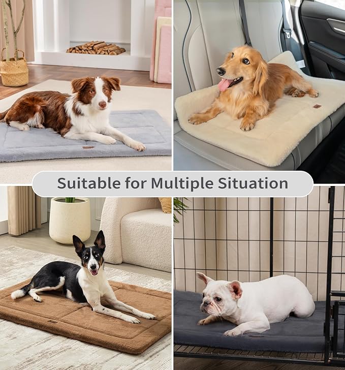 MADE 4 PETS Dog Crate Pad Bed for Small Dogs, Washable & Reversible, Anti-Slip - Image 4