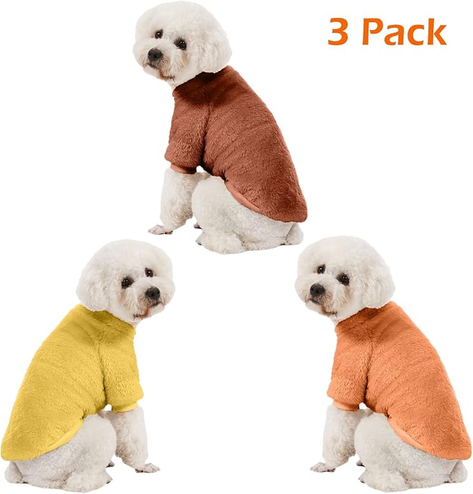 Dog Sweater, 3 Pack Dog Sweaters - Image 2