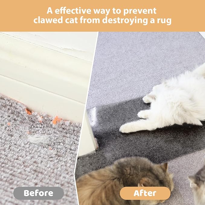 Carpet Protector for Pets Cat Carpet Protector for Doorway, Anti Scratch Under - Image 3
