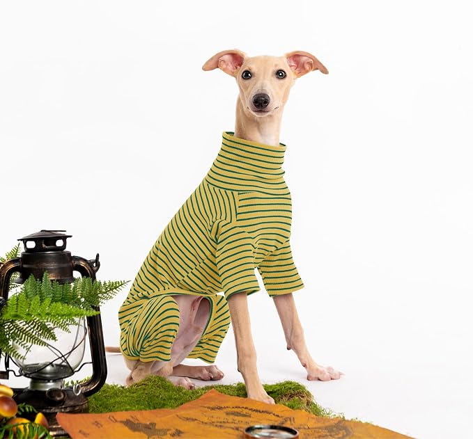 Dog Sweaters for Small Dogs Girls Boys, Striped Pet Sweaters for Fall Winter - Image 3