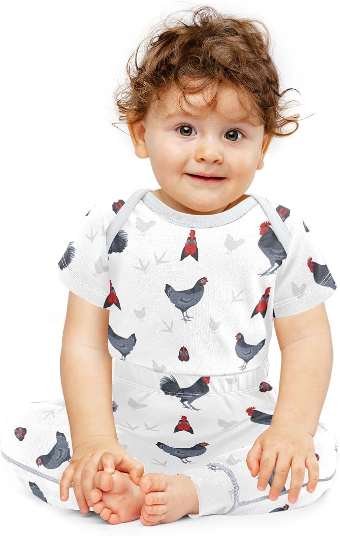 Baby Clothes Set Infant Bodysuits Pants Sets 0-24M - Image 2