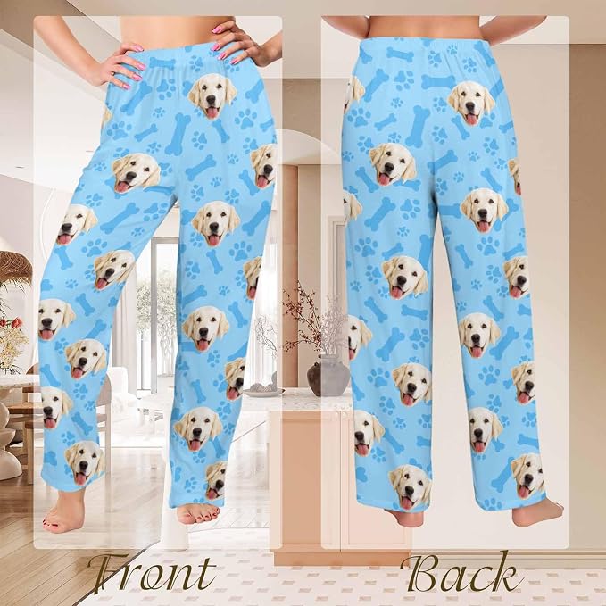 Custom Couple Pajama Pants Sock - Image 5