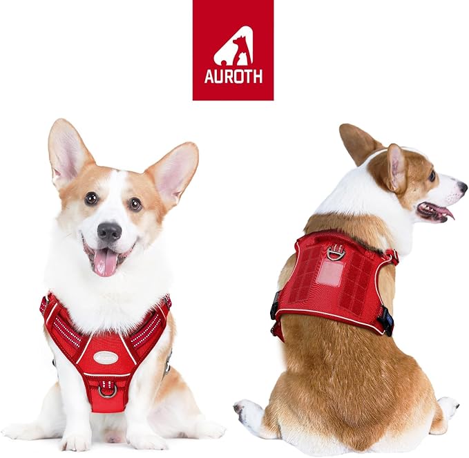 AUROTH Tactical Dog Harness for Large Dogs No Pull Adjustable Pet Harness - Image 2