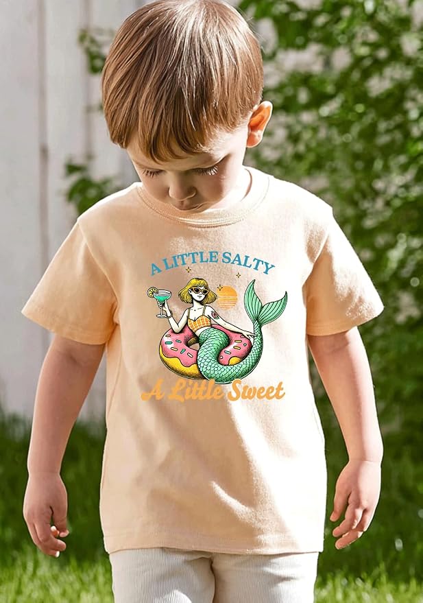 Kids Toddler Little Boys Girls T-Shirt Short Sleeve Funny Animals Graphic - Image 3