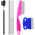 Pets Grooming Comb Kit for Small Dogs Puppies For Tear Stain Remover, 2-in-1 by GUBCUB