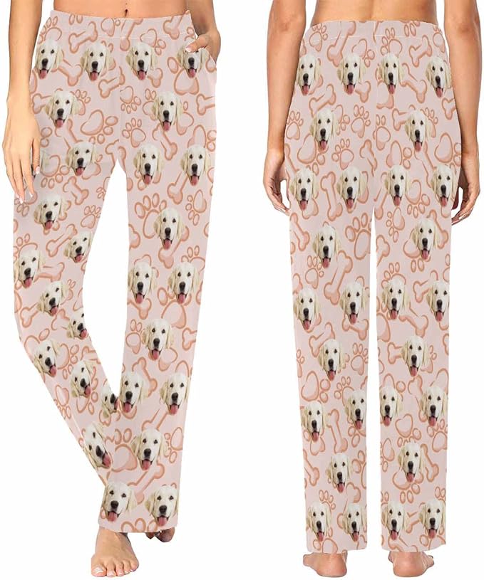 Custom Face Pajamas Pants Personalized Nightwear Bottoms - Image 2