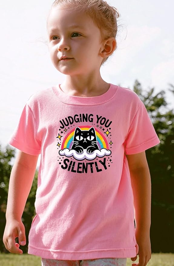 Kids Toddler Little Boys Girls T-Shirt Short Sleeve Funny Animals Graphic - Image 3