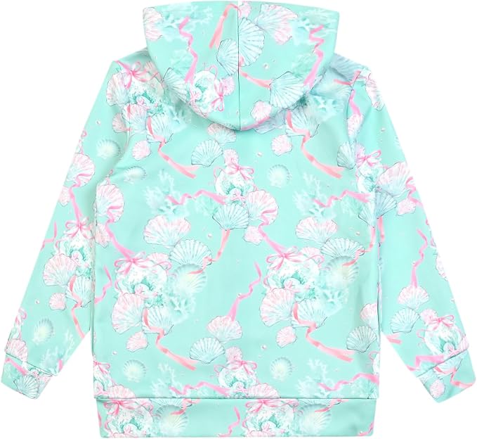 Girls Zip Up Hoodie Jacket Unicorn/Cat Sweatshirt - Image 3