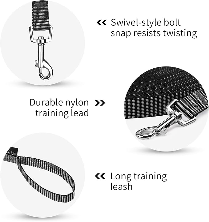 Hi Kiss Dog/Puppy Obedience Recall Training Agility Lead - 15ft 20ft 30ft 50ft - Image 3