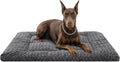 Washable Dog Bed Mat Soft Dog Crate Pad Fluffy Pet Kennel Beds Sleeping Mattress by Exsnugypetproducts