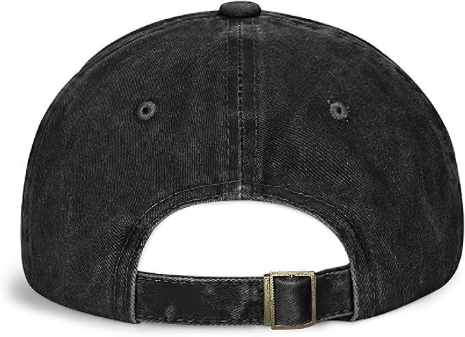 Personalized Vintage Washed Denim Dad Hat, Custom Baseball Cap - Image 4