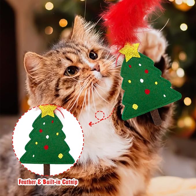 Cat Christmas Stocking, 10 Pack Gifts - Image 8