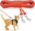 Rypet Reflective Cat Long Leash - 50 FT Escape Proof Walking Leads Yard Long by RYPET