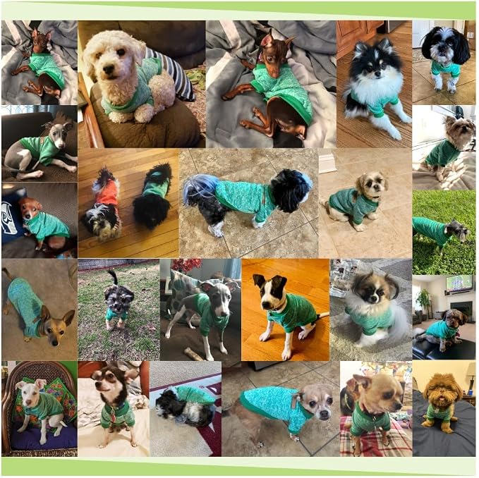 Jecikelon Dog Clothes Dogs Sweater Soft Puppies Clothing Winter Puppy Sweaters - Image 4