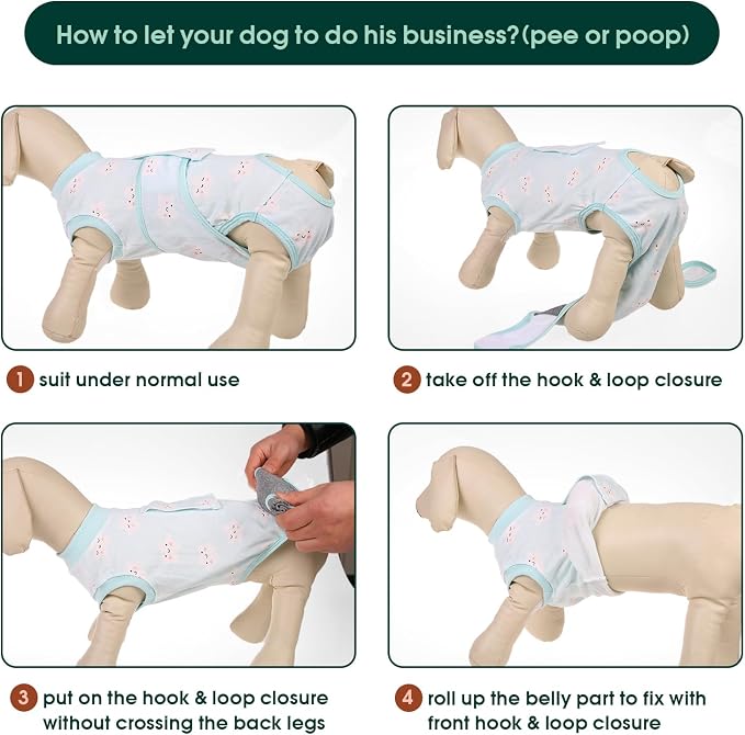 Kuoser Recovery Suit for Dogs Cats After Surgery, Professional Pet Recovery - Image 4