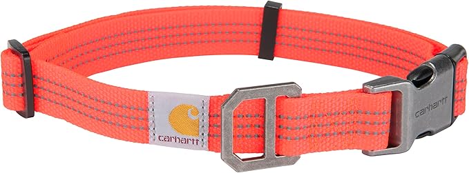 Carhartt Nylon Webbing Dog Collar, Fully Adjustable W/Durable Side Release by Carhartt