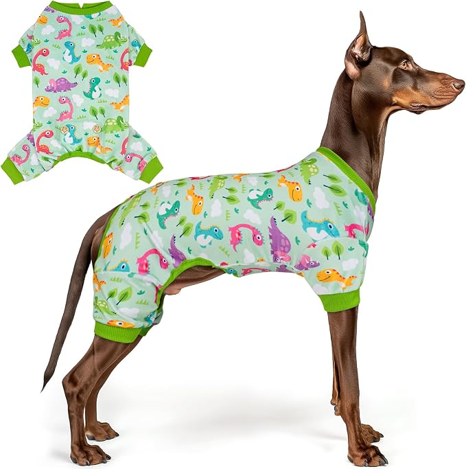 KYEESE Dog Pajamas Stretchy Pet Jammies Onesie Large Dog Pajamas by KYEESE