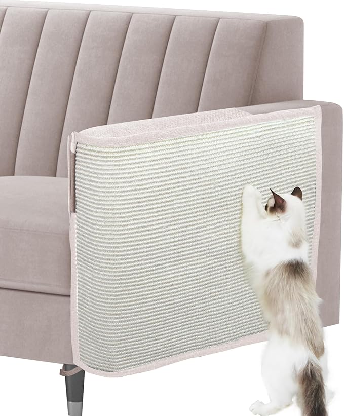 Cat Scratch Sofa Protector, 27.6" L*19.6" W Cat Scratch Furniture Protector Pad by Oroonoko
