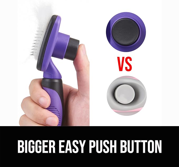 Self Cleaning Slicker Brush for Dogs& Cats, Skin Friendly Grooming Brush for - Image 7