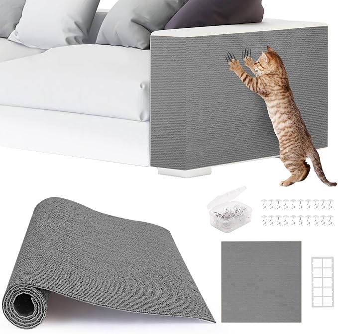 2pack Cat Scratch Couch Furniture and Wall Protector | Adhesive Cat Scratch Pad by Unknown