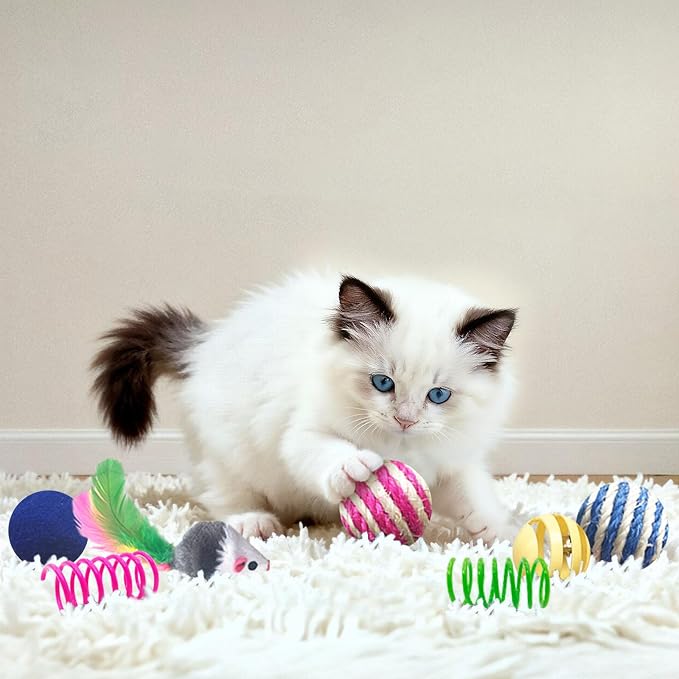 AGYM Cat Toys for Indoor Cats, 35 Packs Interactive Cat Toys Set - Image 6