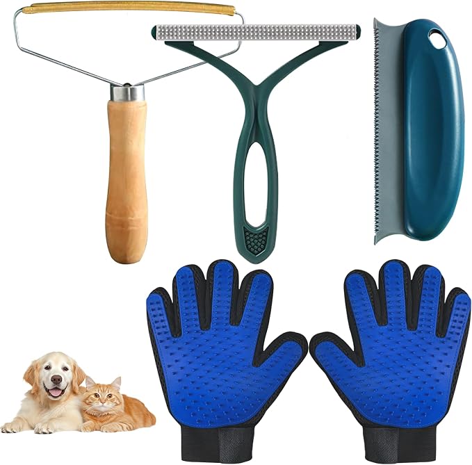 Pet Hair Remover Tool 5-Pack, Dog Cat Hair Remover by Unknown