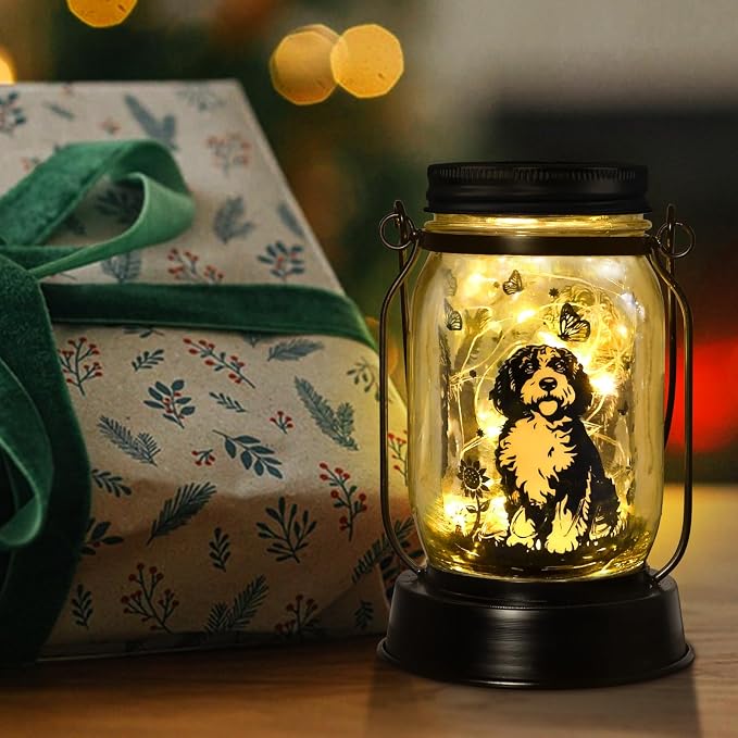Portuguese Water Dog Gifts for Women/Men Portuguese Water Dog Solar Lanterns - Image 6