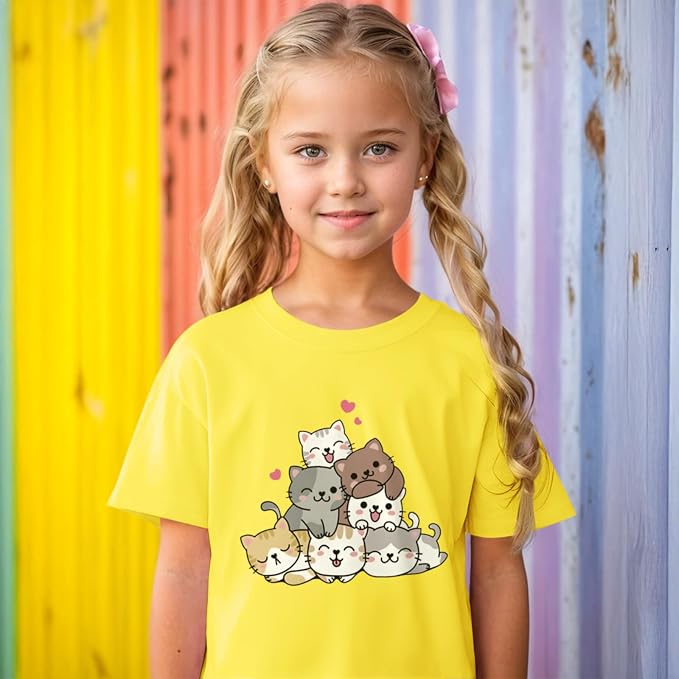 KEEVICI Cute Cartoon Cat Shirts - Image 6