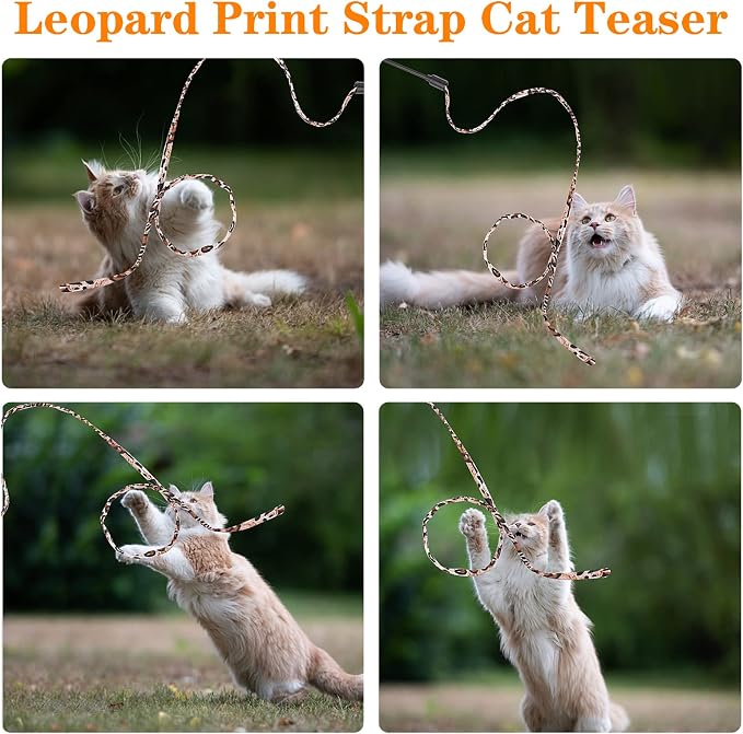 Cat Wand Stick Toy, Interactive Cat Exerciser Playing - Image 2