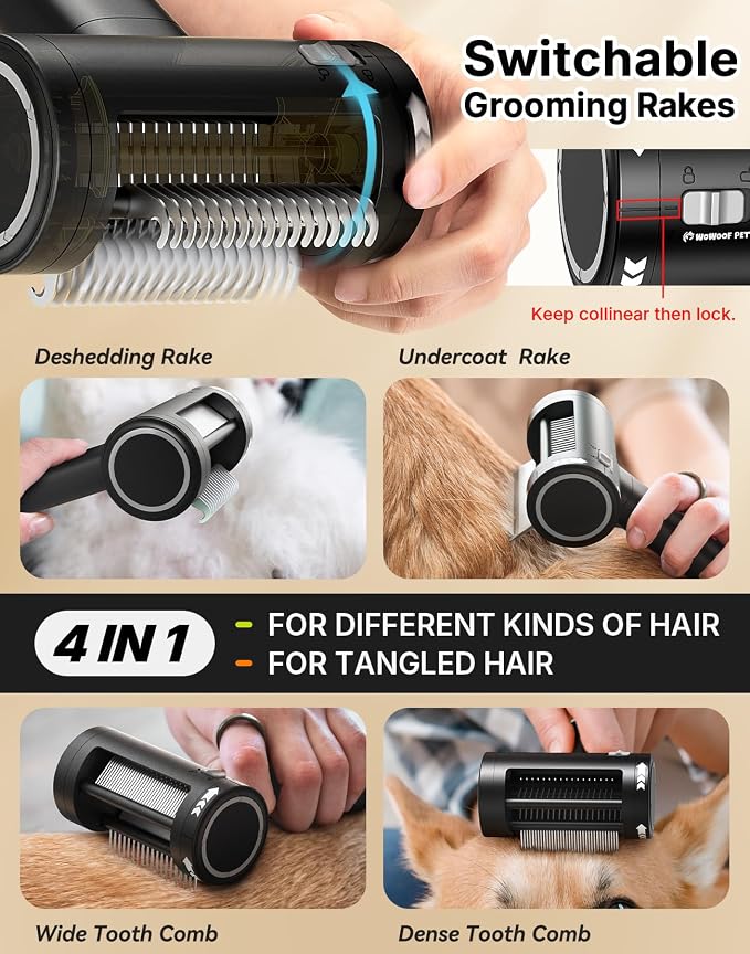 5-in-1 Cat Hair Brush & Gromming Rakes, Cat Steam Comb - Image 5