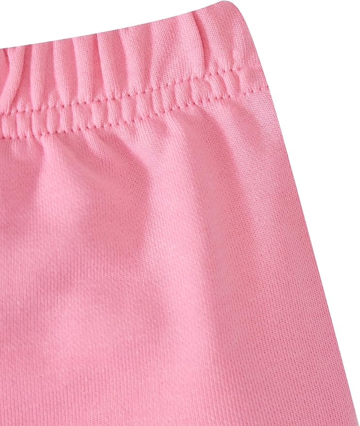 Little Girls Unicorn Outfits 2 Piece Kids Ruffle Sleeve Sweatshirt + Leggings - Image 6