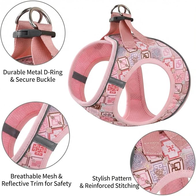 Step in Dog Harness and Leash Set, Reflective Adjustable No Pull Dog Harness - Image 3