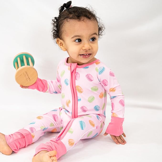 LollyBanks Baby Pajamas, Baby Romper 95% Bamboo Viscose and 5% Spandex - Image 2