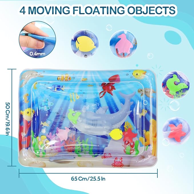 Upgraded Water Sensory Playmat for Cats, Thickened Cat Dog Toys Bored Pet - Image 2