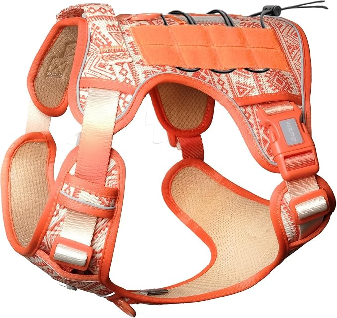 AUROTH Tactical Dog Harness for Large Dogs No Pull Adjustable Pet Harness by AurothPets