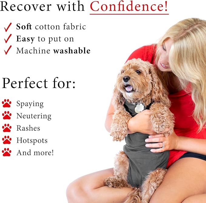 BellyGuard Dog Surgery Recovery Suit, Dog Onesie - Image 3