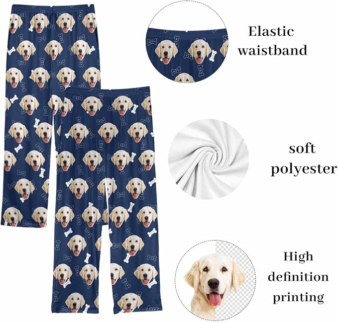 Custom Couple Pajama Pants Sock - Image 5