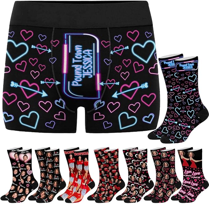 M YESCUSTOM Custom Faces Funny Short Briefs Gift by MYESCUSTOM