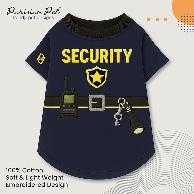 Parisian Pet Dog Security Woofficer Shirt - Image 2