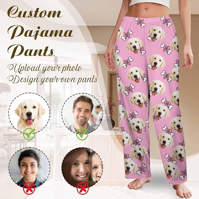 Custom Couple Pajama Pants Sock - Image 3