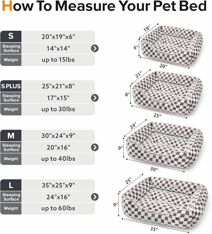 JOEJOY Dog Beds for Small Dogs -Cute Cat Beds for Indoor Cats Calming Pet Beds - Image 6