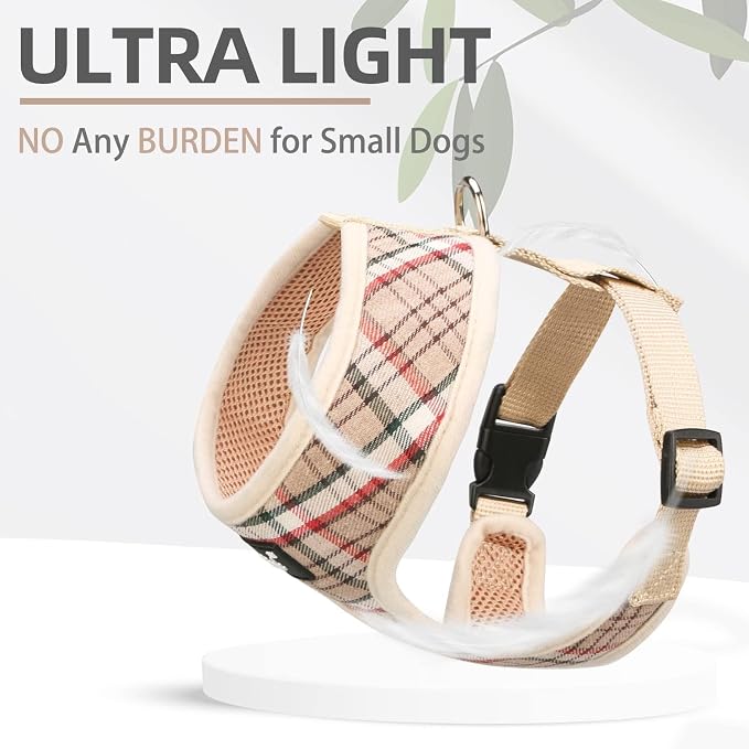 PUPTECK Soft Mesh Dog Harness and Leash Set Pet Puppy Cat Comfort Padded Vest - Image 5