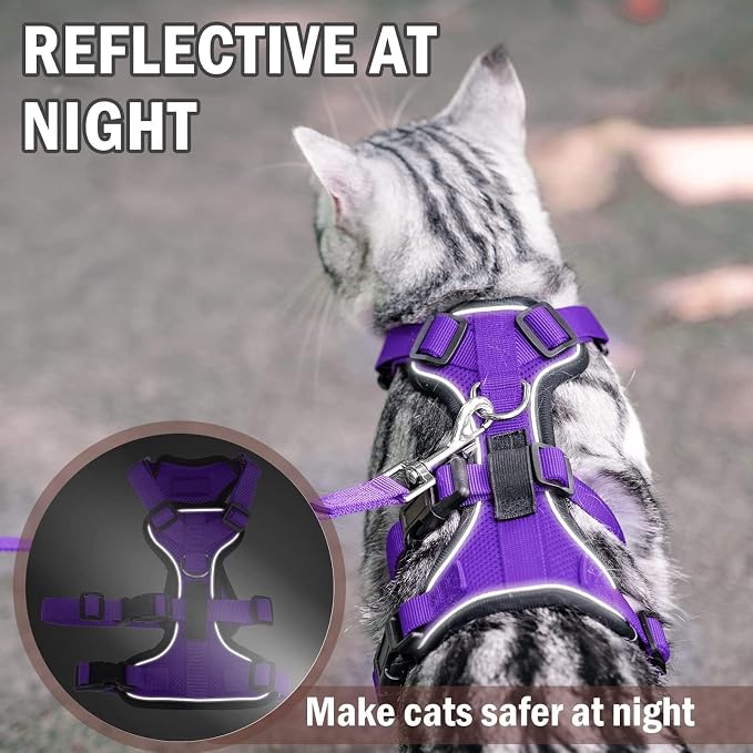 PUPTECK Cat Harness and Leash Set Escape Proof - Image 5