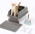 Stainless Steel XL Cat Litter Box by Unknown