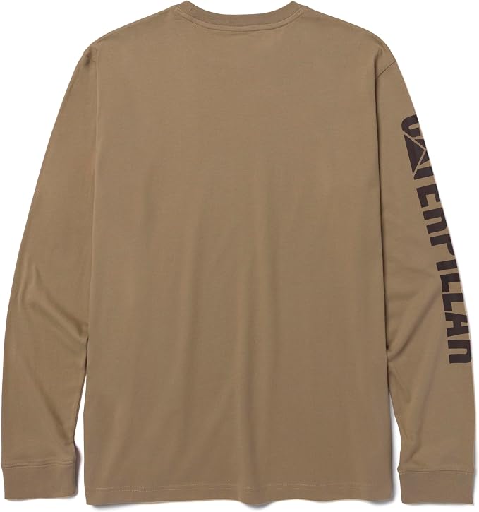 Caterpillar Trademark Banner Long Sleeve Tee Shirts - Image 2